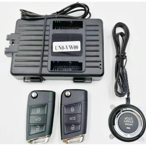 For Volkswagen Lamando 2015-2019 Car Add Push to Start Stop Remote Key Start Stop Keyless Go System Mobilephone APP Control