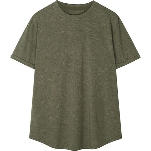 2020 solid color T-shirt cotton casual