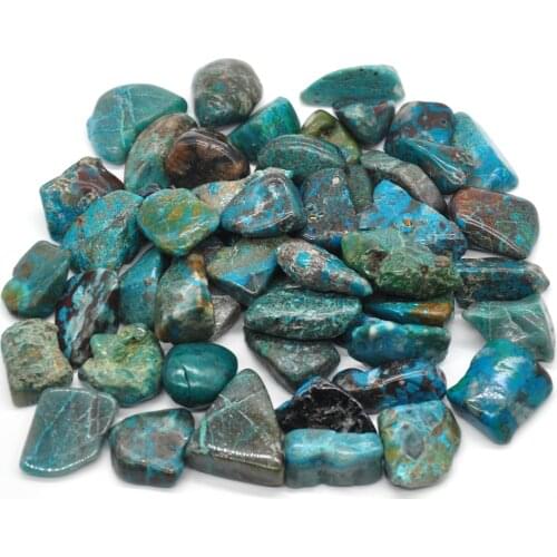 100g Natural Chrysocolla Tumbled Stones Bulk Healing Crystals Reiki Polished Gemstones Gem Raw Aquarium Decoration Minerals