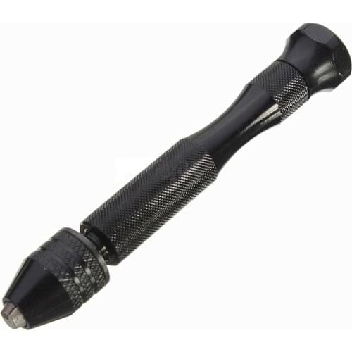New Mini mini Aluminum Hand Drill With Keyless Chuck +10x Twist Drills Rotary Tools