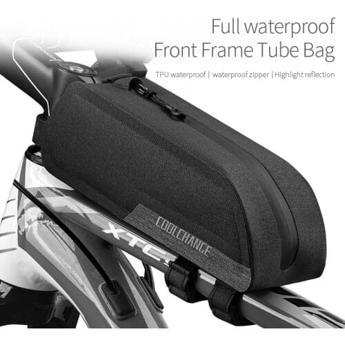 【New store 】 Bicycle Bag Waterproof Large Capacity Portable Cycling Front Tube Bag Outdoor Sports Pannier Pouch Bike Accessories
