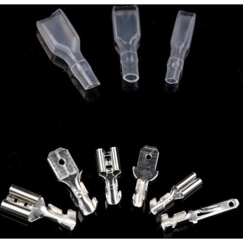 270Pcs 2.8/4.8/6.3mm Crimp Terminals Insulated Male Female Wire Connector Electrical Wire Spade Connectors Kit
