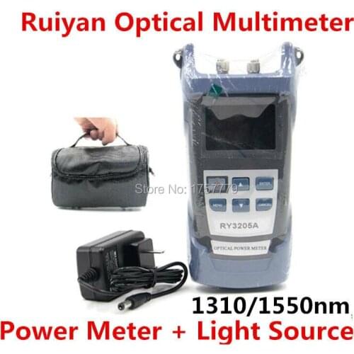 RY3205A Fiber Optic Multimeter combined with 1310/1550nm Optical Light Source and Optical Power Meter