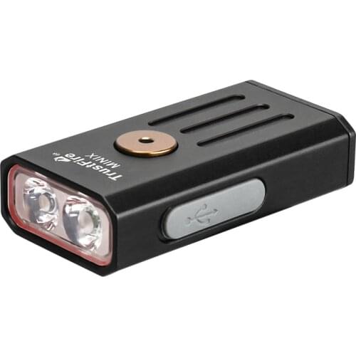 Trustfire MiniX UV / Red Led Flashlight 320 Lumens EDC Keychain Type C Rechargeable Flash Light Torch Lamp