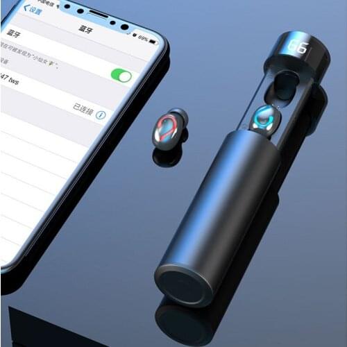 Lipstick In Ear TWS Twins Wireless Bluetooth 5.0 Headset 3500mAh Stereo Earphone Earphones Built-in Microphone With Charging Box