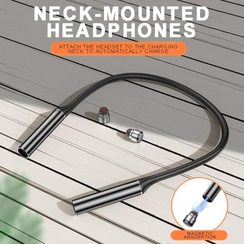 For Cycling Dancing 1pc Portable Wireless bluetooth 5.1 Sports Earphone Waterproof Stereo Handsfree Headset Earbuds Pohiks