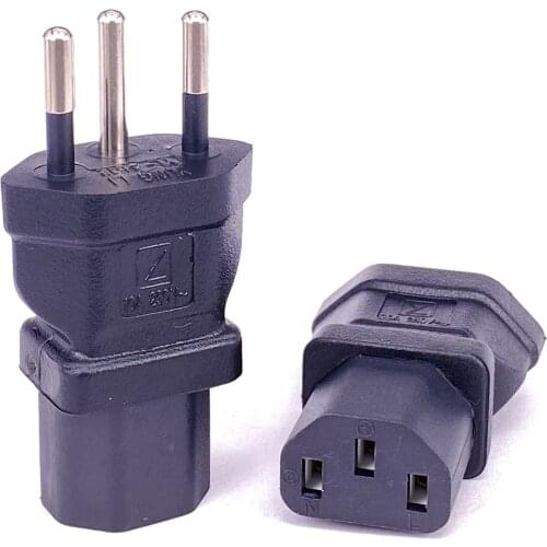 Swiss AC power cable plug adapter with IEC 320 C13 female socket for PC Computer Monitor 3D Printer TV