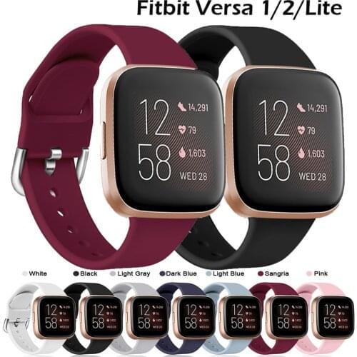 Replacement Band For Original Fitbit Versa/Versa 2 Soft Silicone Waterproof Wrist Accessories Watch Strap For Fitbit Versa 2