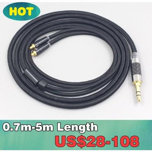 6.5mm XLR 4.4mm Super Soft Headphone Nylon OFC Cable For AKG N5005 N30 N40 MMCX Sennheiser IE300 IE900 Earphone LN007542