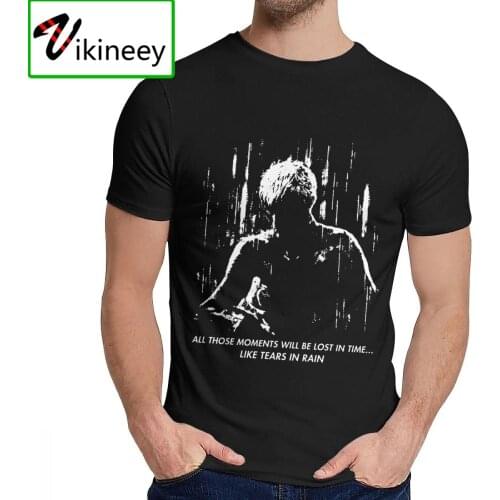 Slim Blade Runner Like Tears In Rain Tee Shirt Man Crazy Style Amazing Classic Round Neck Camiseta