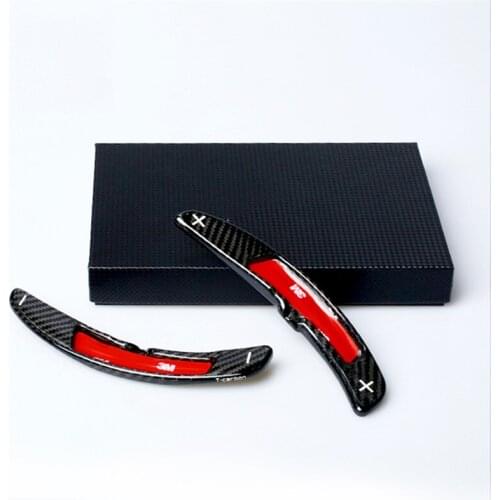 Lengthen Style Carbon fiber Steering wheel paddle shift Fit For Porsche 911 918