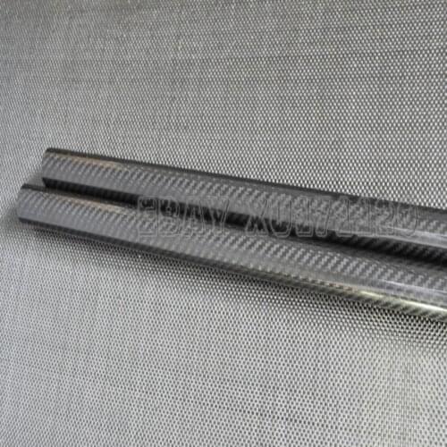 22mm x 18mm x 500mm Carbon fiber tube, with 100% full carbon, Japan 3k improve material Quadcopter Hexacopter 22*18