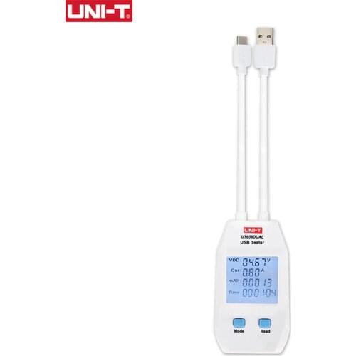 UNI-T USB Tester UT658 Digital Voltmeter Ammeter Voltage Current Amperemeter Capacity Meter Doctor For Mobilephone Tablet Power