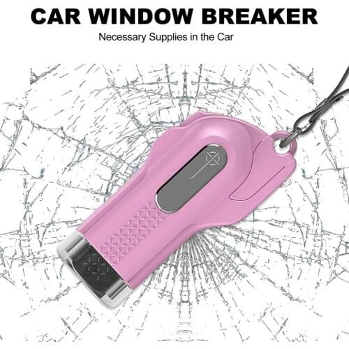 General Window Breaker Safety Hammer Tungsten Steel Striker One-second Window Breaker Seat Belt Cutter Emergency Escape Tool