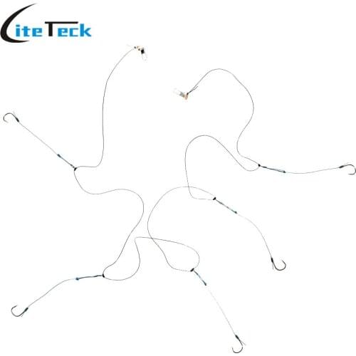 High Quality String Hook Barb Fishing Hooks for Sea Fishing Nylon Line Steel Fishing String Hook 120cm Fishing Tackle