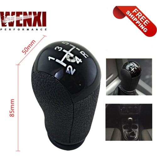 5 Speed MT Gear Stick Shift Knob Car For Ford Focus Mondeo MK3 S-MAX C-MAX Mustang Galaxy Fiesta MK6 Transit Black Colors GSK95