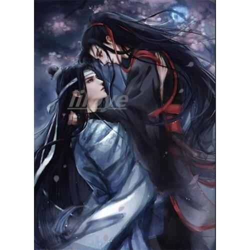 5d Diy Diamond Painting Mo Dao Zu Shi Figure Wei Wuxian Anime Cross Stitch 3D Diamond Mosaic Full Square Drill Home Decor CV257