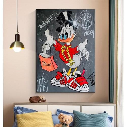 Disney Donald Duck Graffiti Cuadros Diamond Painting Cross Stitch Kits Diamond Mosaic Embroidery Full Drill DIY 5D Home Decor