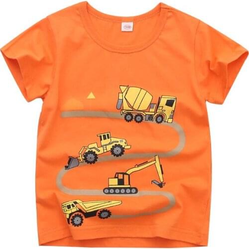 BBD New Kids Short Sleeve T-Shirt Boys Summer Cotton Cartoon Sport Fashion Top Children High Quality Costume Sweatshirt