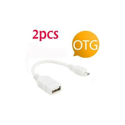 White 2PCS Micro USB Host Mode OTG Cable for Sony Tablet S 16GB 32GB 3G SGP-UC1 Free Shipping