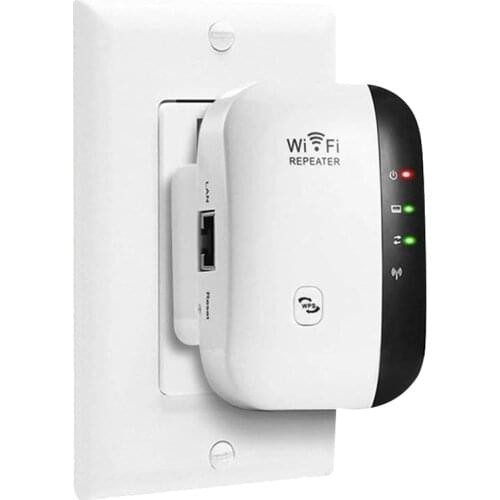 WiFi Network Repeater Wireless Signal Amplifier Small Bread Routing Extender 300M Relay Repeater UK Plug