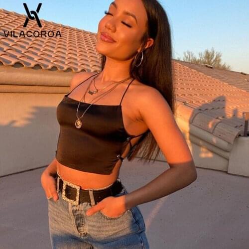 Black Sexy Open Back Bandage Crop Top Womens Hollow Stitching Red Lace Up Camis Nightclub Fashion Tube Top Tirantes Chaleco