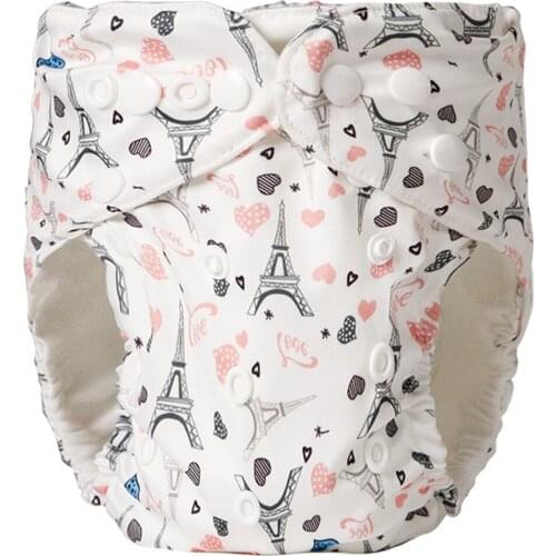 Baby Washable Diapers Elastic Shorts Cartoon Truck Animal Printed Reusable Adjustable Buckle Clothes