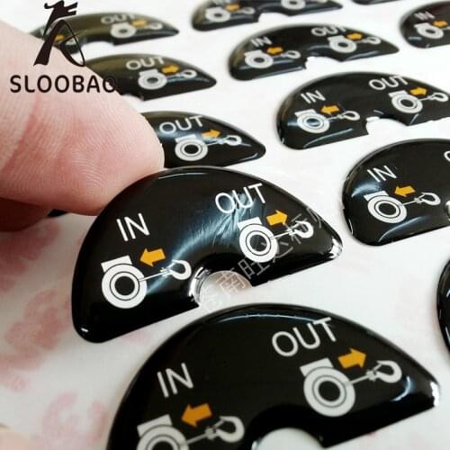 Custom Epoxy sticker label printing/custom 3D Crystal clear transparent PVC LOGO epoxy resin sticker printing /free design