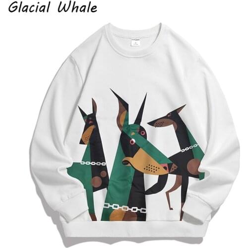 Glacial whale Men's Sweatshirts