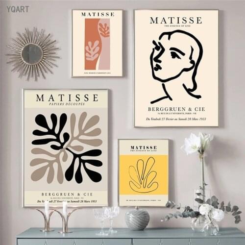 Henri Matisse Posters And Prints Abstract Plants Canvas Paintings Wall Art Pictures For Bedroom Cuadros Nordic Home Decor