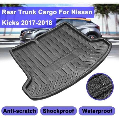 For Nissan Kicks 2017 2018 2019+ Liner Mat Boot Liner Tray Rear Trunk Cargo Floor Sheet Carpet Tray Shock Waterproof Antislip