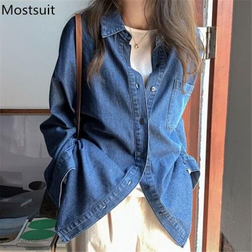 Mostsuit Womens Denim Shirts
