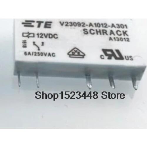 New Original Relay 5PCS/LOT V23092-A1012-A301 A13012 12VDC V23092-A1024-A301 A13024 24VDC V23092-A1024 V23092-A1012