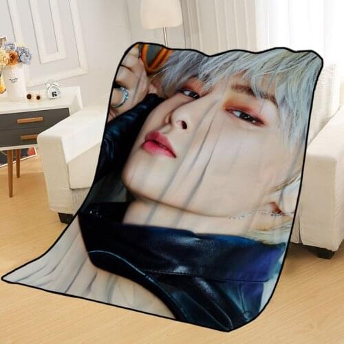 New Arrival Stray Kids Blankets Printing Soft Blanket Throw On Home/Sofa/Bedding Portable Adult Travel Cover Blanket