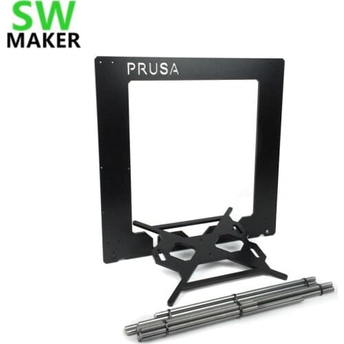 SWMAKER Prusa i3 Rework 6mm Aluminium Frame & Threaded / Smooth Rod Kit black ,RepRap / 3D Printer