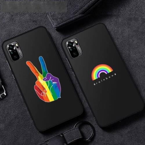 Rainbow Gay Lesbian LGBT Pride Phone Case For Xiaomi Mi Redmi Note 8T 9T 9S 9A 10 7 8 9 Lite pro