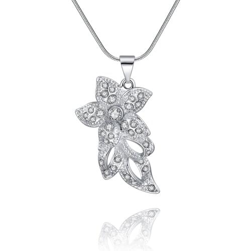 Wedding Jewelry Fashion Jewelry Silver Plated Pendant Necklace For Women Hyperbole Design New Design Popular Necklace