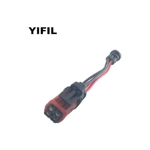 1/5/10sets/lot 2 Pin Male To 4 Pin Female Fuel Injector Connector Plug With Wire Pigtail For Volvo cars 1337352-1