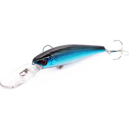 1Pcs 12.5cm 14g Plastic Hard Bait Minnow Fishing lures Deep Sea Bass Lure Crankbait Artificial Swimbait Wobbler Fishing Tackle