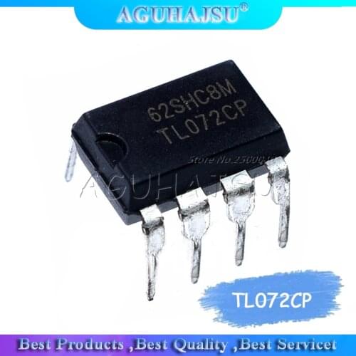 10PCS TL072CP DIP8 TL072 DIP TL072CN DIP-8 new and original IC