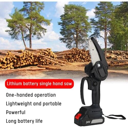 1280W Brushless Motor Cordless Lithium Electric Saw Lightweight Garden Logging Pruning Lithium Electric Chainsaw Hotsell Product