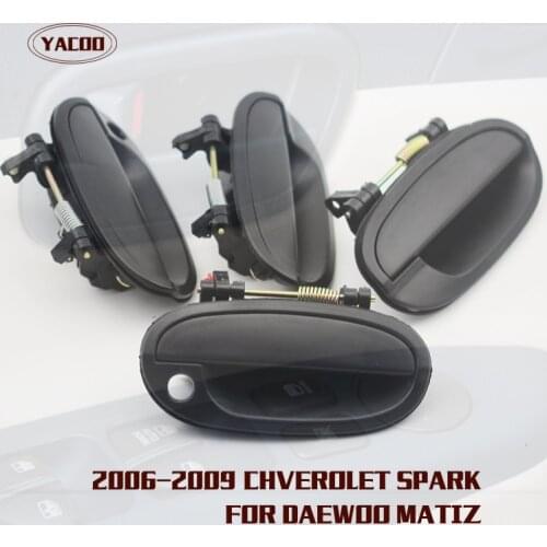 4PCS A CAR SET EXTERIOR DOOR HANDLE FOR CHEVROLET SPARK OEM:96601472 96601473 96601474 96601475