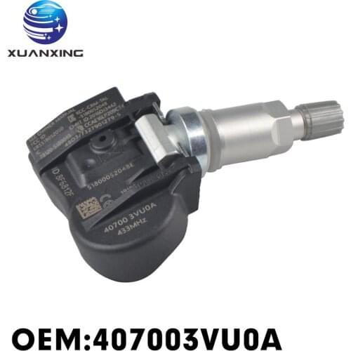 407003VU0A Tire Pressure Sensor Monitoring System 433MHZ TPMS For Nissan NOTE QASHQAI TIIDA Hatchback X-T Renault ESPACE KOLEOS