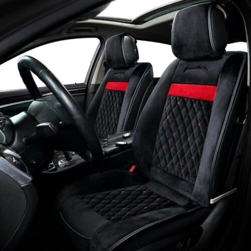 Car heating cushion, winter car general single chip electric warm back cushion, plush 12V seat, electric heating cushion