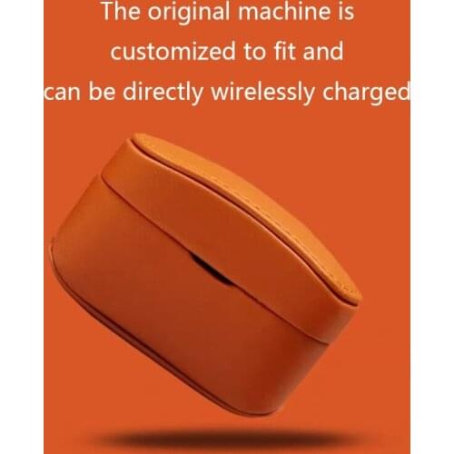 Protective Leather Case Cover Soft Skin for-S-ony WF-1000XM4 Earphone Sleeve