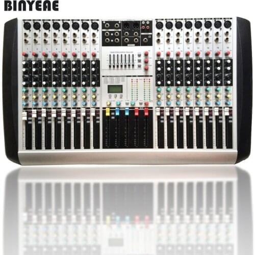 NFS2RU HX1602 New Professional Audio DJ Mixer 16 Channels Mixing Console Mezcladora De DJ