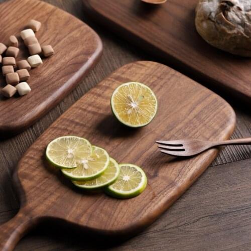 Home Kitchen Solid Wooden Cutting Board Bread Sushi Pizza Tray Vegetables Fruit Chopping Board
