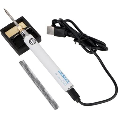 USB Soldering Iron 5V 8W Electric Welding Work Kits Adjustable Temperature Portable Lead-free Three-speed