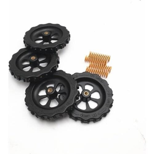 Funssor Big Hand Twist Leveling Nut and springs for Creality CR-10/Tornado 3D printer M4 Ultimate Leveling Knob leveler