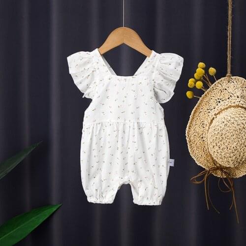 Baby Clothes Summer Clothes Princess Romper Full Moon Baby Clothes Thin Piece One-piece Cartoon Baby Childrens Clothes Summer